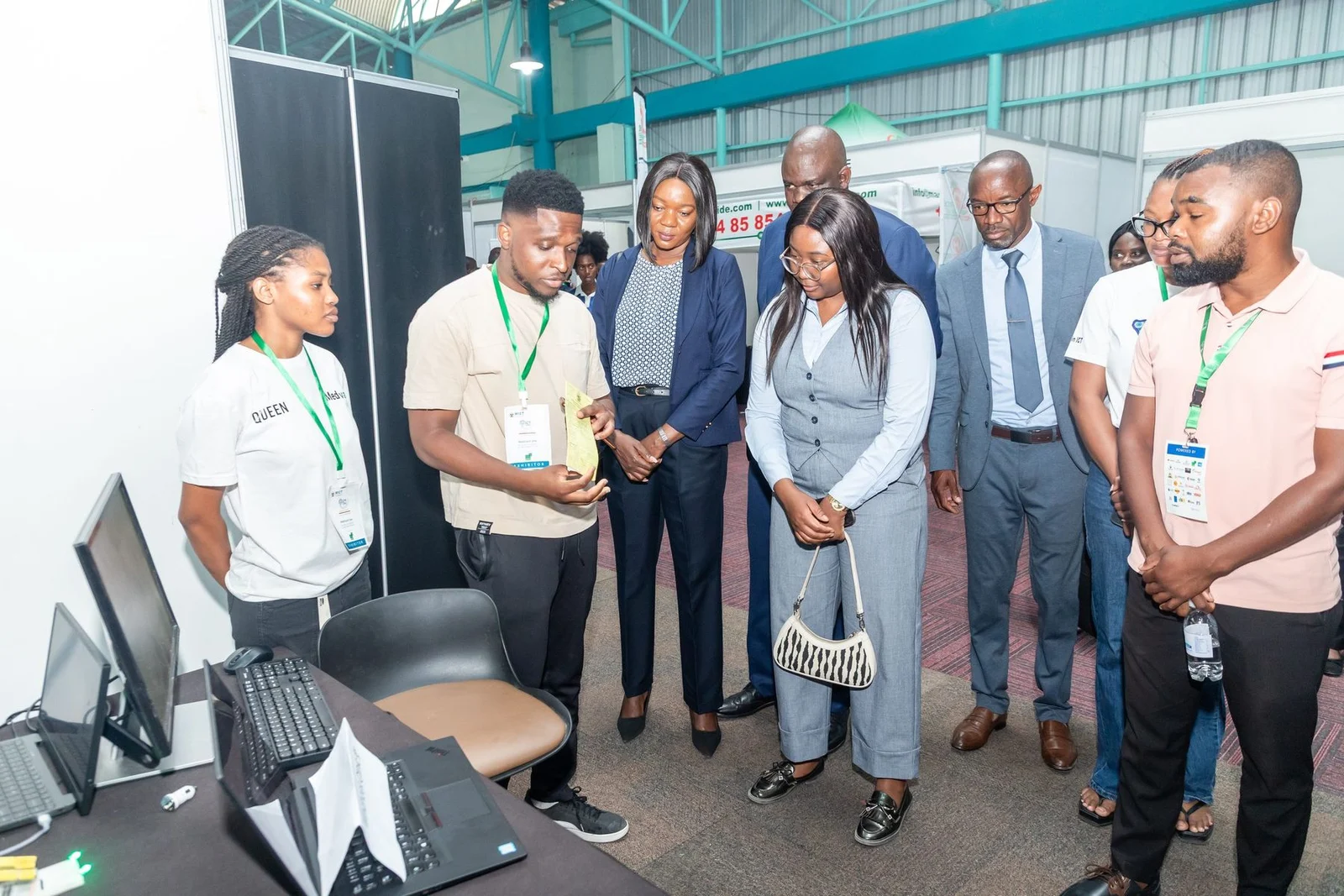 05 / Presenting to Minister of ICT Emma Theofelus
